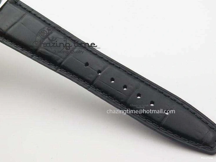 MIROTIME 0322 Sustainable Portuguese IW545408 White Dial ZF 1:1 Best Edition On Dark Blue Leather Strap 7335